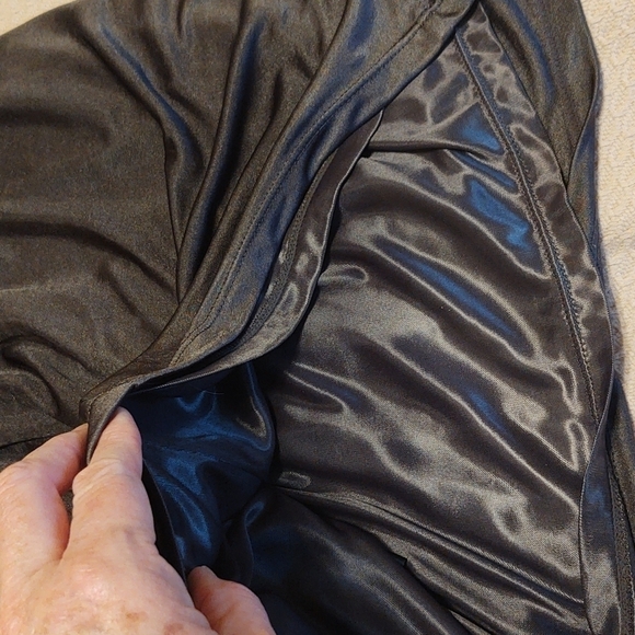 Express Gray Strapless Dress - Picture 7 of 7